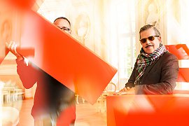 Boris Blank (Yello) und Håkan Libdo (Audio Industries) Boris Blank (Yello) und Håkan Libdo (Audio Industries)